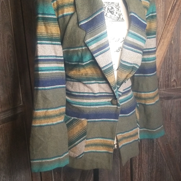 Blair-Vintage Blazer-Awesome Southwestern Style-Sz. 12 AVG - Picture 4 of 12